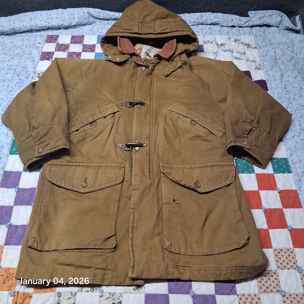 Vintage M Julian Adventures Leather Heavyweigt Country Gentleman Jacket Sz S